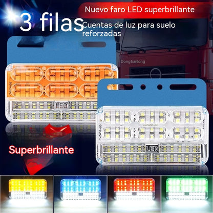🚚50% OFF🚛【4 piezas】Luces laterales LED superbrillantes e impermeables de 24 V para camiones grandes.