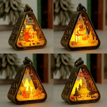 🌲🎅【4 kus 640 Kč】🎁✨Vianočné retro nočné svetielka | Svietiaca dekorácia v tvare snehuliaka + dekorácia na okennú poličku alebo stôl