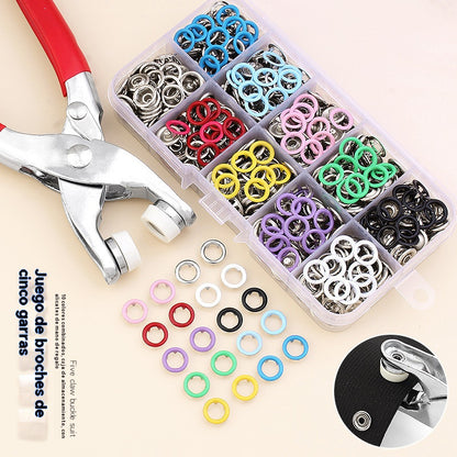 ✨✨【100 pares de botones + alicates】Nuevo kit de instalación de botones sin costuras multifuncional
