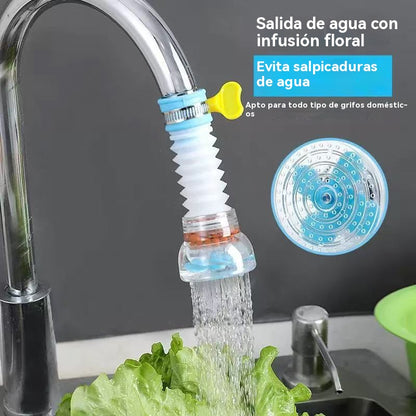 🚰【Cartucho de filtro gratuito】3 piezas--🔥Boquilla de Filtro para Grifo con Giro de 360°