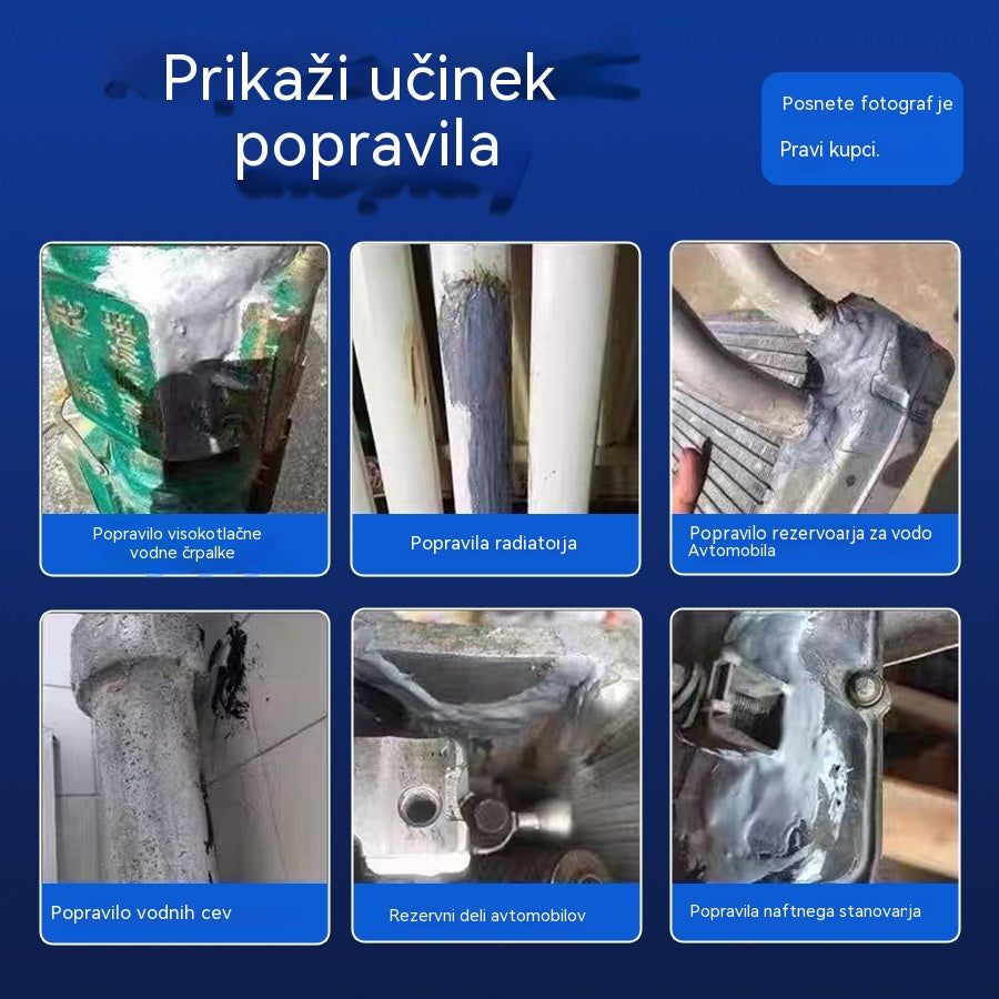 【Komplet 3 kosov】🔥50 % popusta za omejen čas! 🛠️Visoko trdno lepilo za popravilo kovin AB