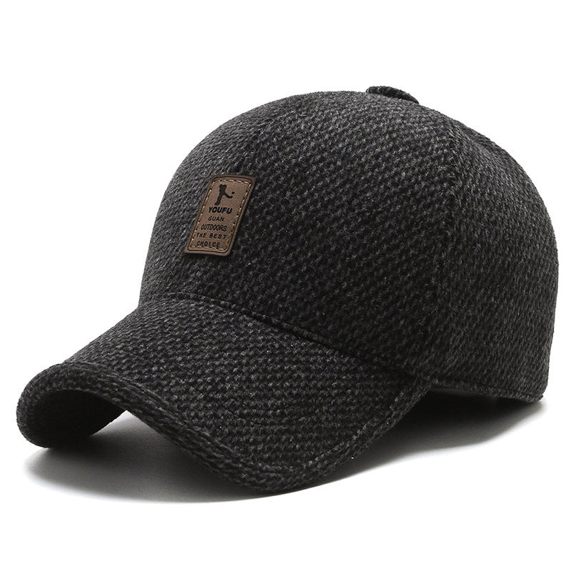 Nueva gorra de béisbol cálida para hombre, con protección para las orejas