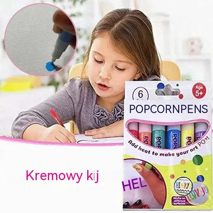 🎁【Kup 1, drugi gratis】Długopis do druku 3D dla dzieci: Rysowanie wypukłych wzorów z efektem popcornu (DIY)