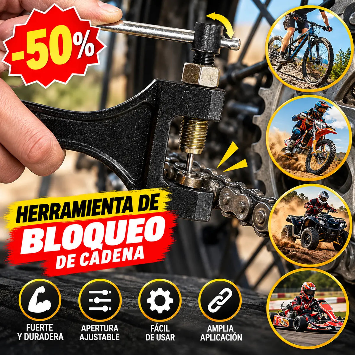🔥【¡Oferta por tiempo limitado!】Herramienta multifuncional para quitar cadenas（【Pequeño】1 pieza 27 euros）