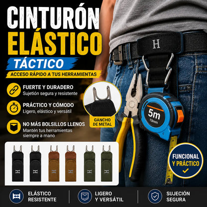 🔥Cinturón ajustable y cómodo con hebilla de velcro universal elástica.