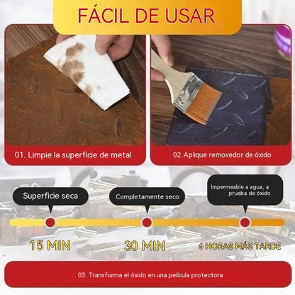 ✨(Compra 1, llévate 2 gratis) Removedor de óxido de metales a base de agua