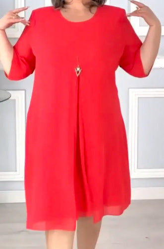 【🏆Producto más vendido】🔥🥰【S-5XL】2026 Nuevo vestido multicolor simple para mujer