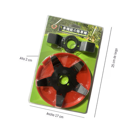 🔥【Compra 1 y llévate 1 gratis】2 piezas 25 euros👍🔩Accesorios multifuncionales para cabezales de desbroce