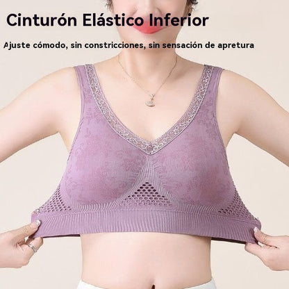 😍M-3XL【Paquete de 3】Nuevo sujetador deportivo para mujer, con sujeción integral, alta elasticidad, transpirable y cómodo.❤️【40-95 kg】