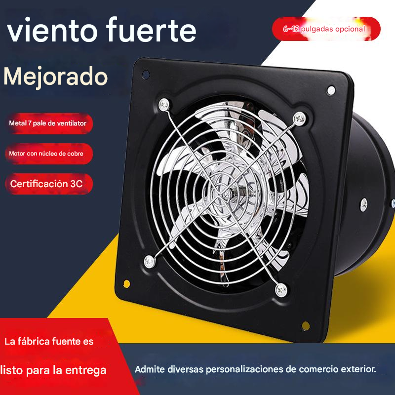 🔥【Oferta por tiempo limitado】🌬Potente extractor de aire para uso doméstico