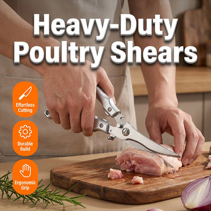 ✂Tijeras para aves de corral de alta resistencia para cocina