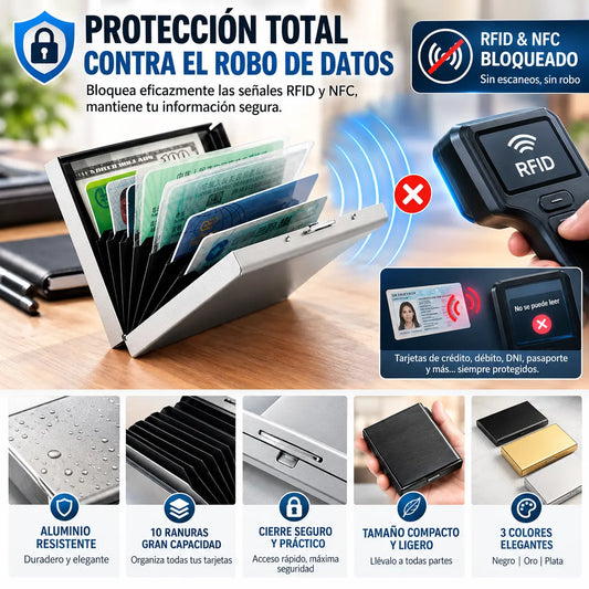 🔒📲Tarjetero con protección RFID