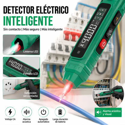 Multímetro digital inteligente multifuncional de alta precisión y lápiz de prueba (2 en 1)