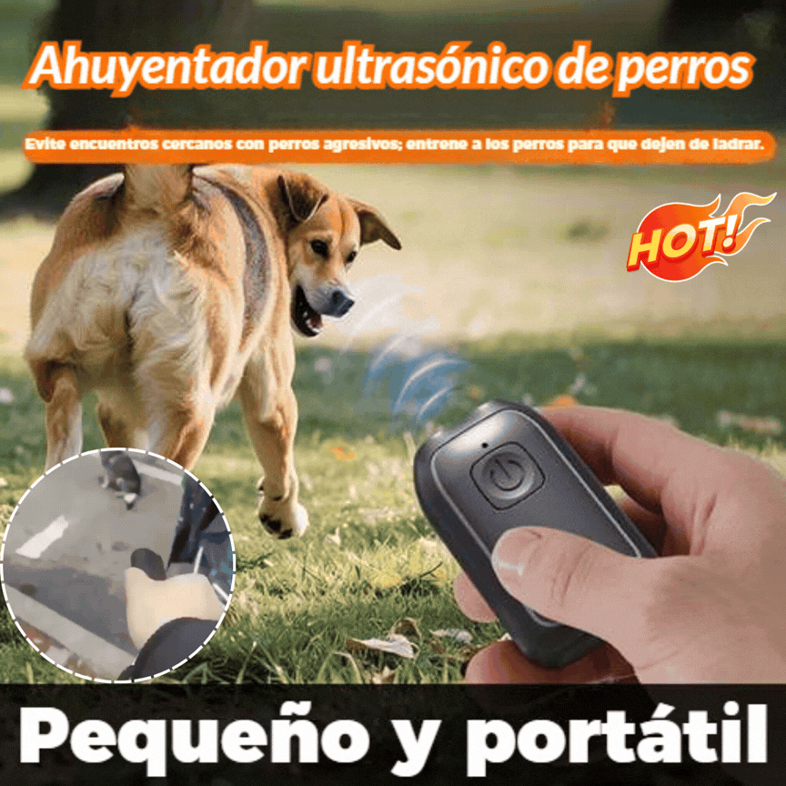 💥【50%OFF】👪¡Este repelente ultrasónico para perros puede protegerte a ti y a tu familia!