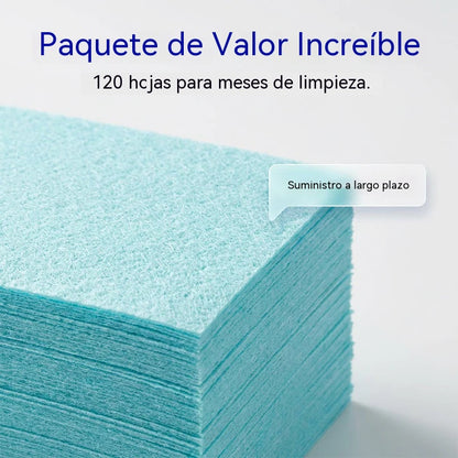 🏠🔥【3 paquetes por 23 euros】Las toallitas limpiadoras para suelos tienen propiedades quitamanchas y abrillantadoras.