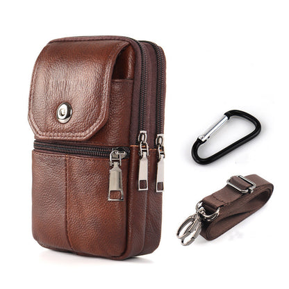 🔥【Oferta limitada de fin de año: 50 % de descuento】Bolso portátil para teléfono con diseño híbrido (crossbody y bandolera) para hombre