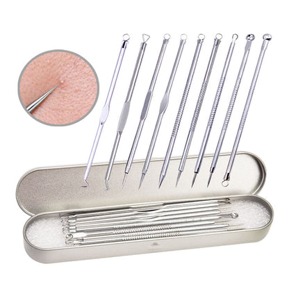 😘 💓【16 piezas】Juego de herramientas de grado médico para eliminar puntos negros