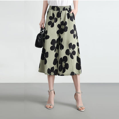 ❤️【M-5XL】Pantalones holgados estampados de cintura alta nuevos de 2026
