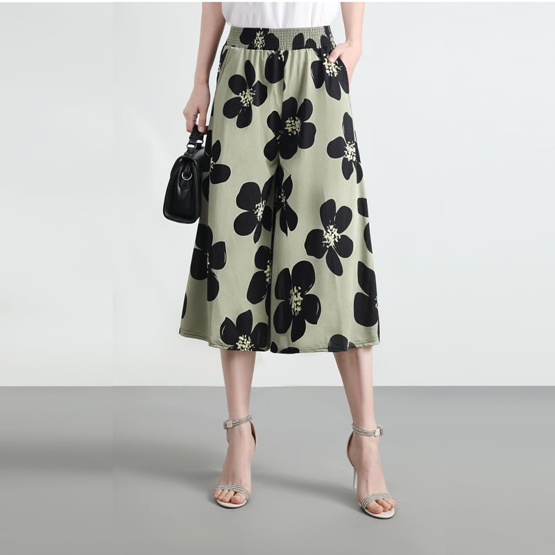 ❤️【M-5XL】Pantalones holgados estampados de cintura alta nuevos de 2026