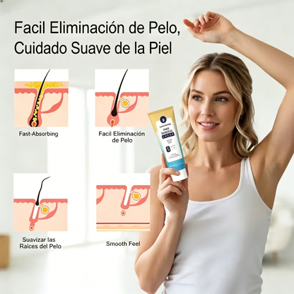 🔥【Compra 1, llévate 1 gratis】2 botellas por 26 euros✨Kit de depilación suave y respetuoso con la piel | Oferta por tiempo limitado🎁