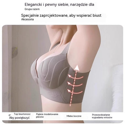 【Kup 1, a 1 dostaniesz gratis】【2 sztuki】Nowy biustonosz w dużym rozmiarze dla kobiet, wygodny, zapewniający wsparcie, zapobiegający obwisaniu i z efektem push-up.