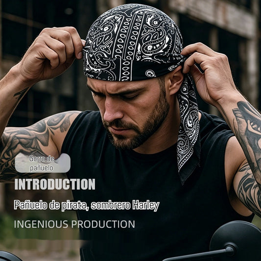🏝【Paquete de gran valor – 5 piezas】Elegante sombrero/pañuelo para la cabeza de estilo retro hecho de seda transpirable