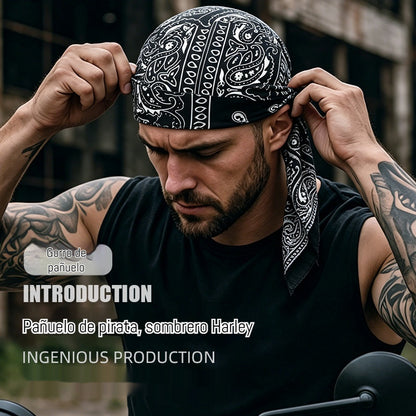 🏝【Paquete de gran valor – 5 piezas】Elegante sombrero/pañuelo para la cabeza de estilo retro hecho de seda transpirable