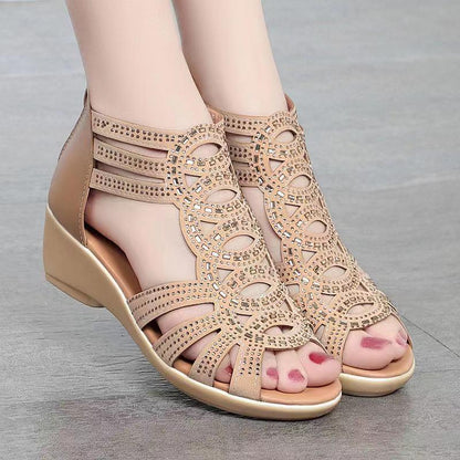 💞【35-42】Nuevas sandalias de mujer de color liso a la moda 2026