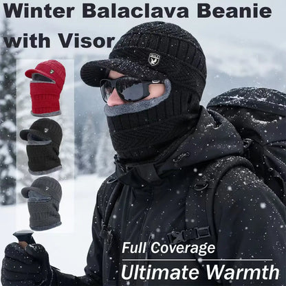【30%OFF】🔥Gorro de lana grueso de una sola pieza, resistente al viento, para exteriores.