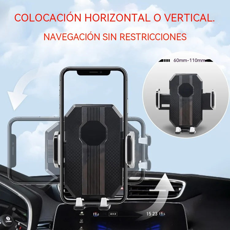 🚗Soporte para teléfono para automóvil multifuncional, ¡puede soportar hasta 5 kg!