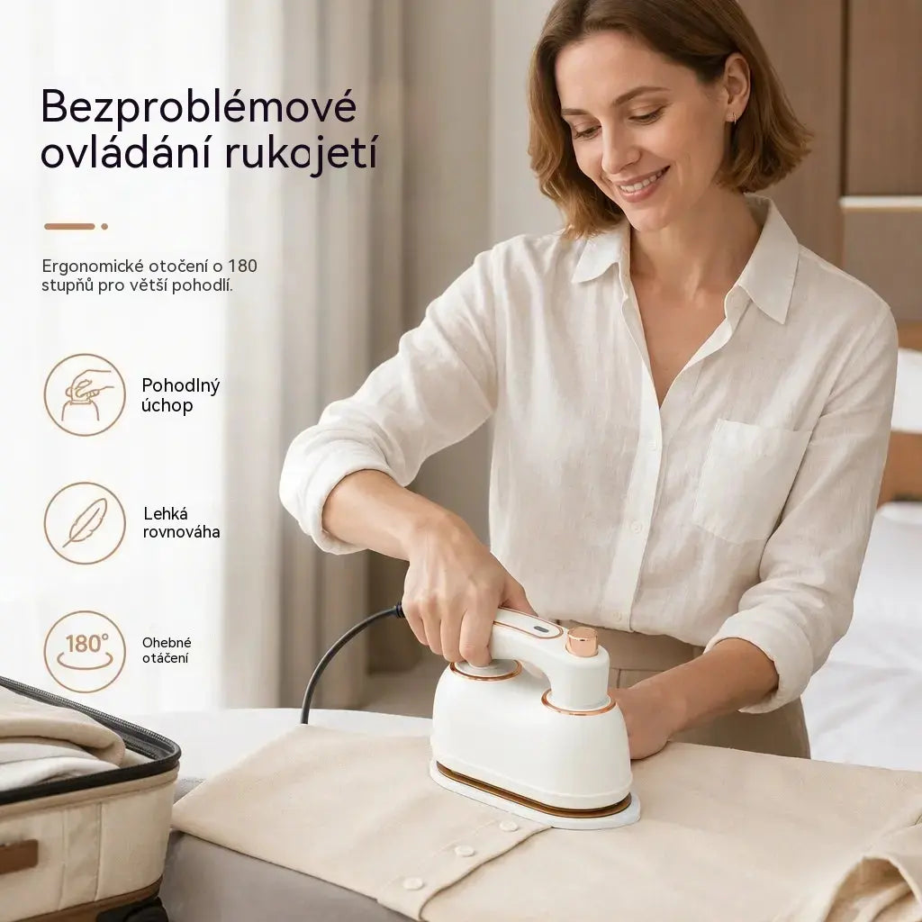 👕💨Přenosný skládací ruční napařovač oděvů 2 v 1 pro domácí použití