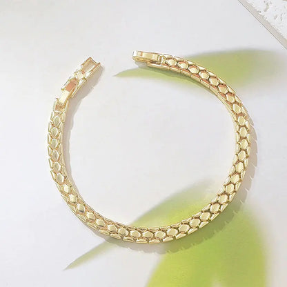 ✨ Pulsera Elegante de Cadena Dorada para Mujer | Sofisticación para Cada Día