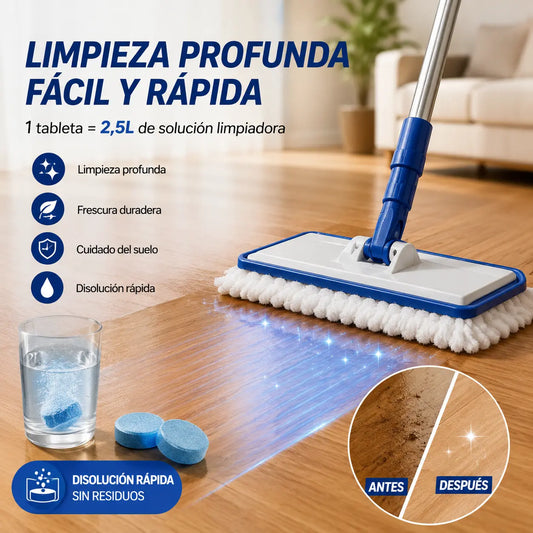 💦🏡【3 paquetes, 90 pastillas en total】Toallitas limpiadoras de suelos solubles en agua
