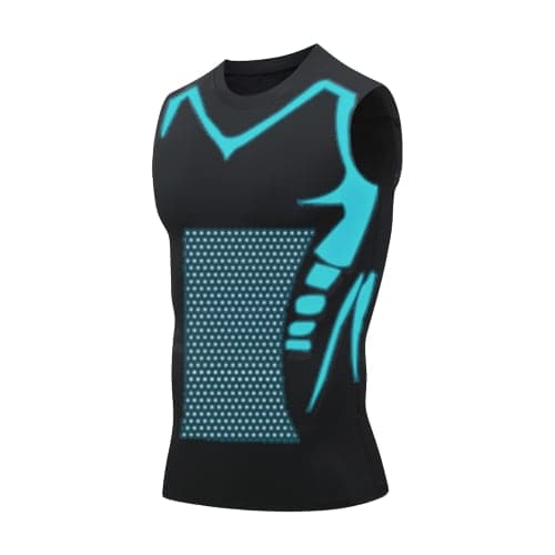 🛡️💎 Chaleco moldeador iónico: fresco y compresivo, alisa la grasa del abdomen y la cintura. Diseño invisible, luce aún mejor debajo de una camisa. ¡Recupera tu confianza! 💪✨
