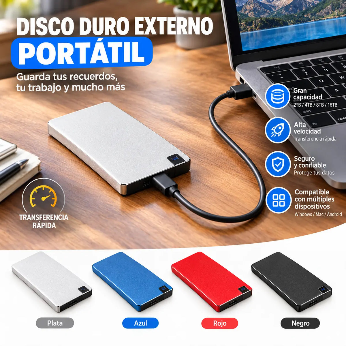 💾⚡【16TB】Disco duro SSD de gran capacidad