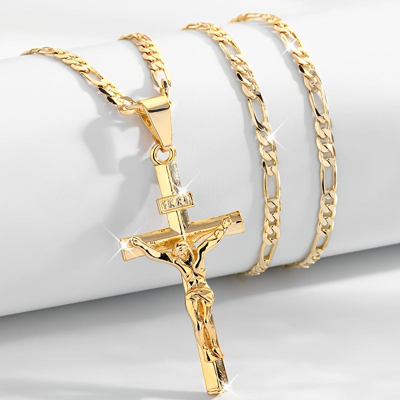 ✝️✨Collar con cruz de Jesús