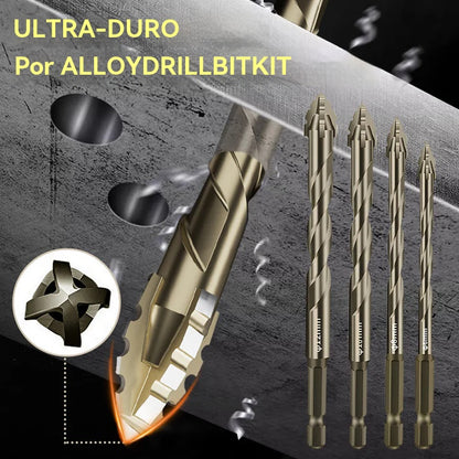 【6PCS】【4+5+6+8+10+12mm】Juego de brocas excéntricas de 6 flautas de alta resistencia