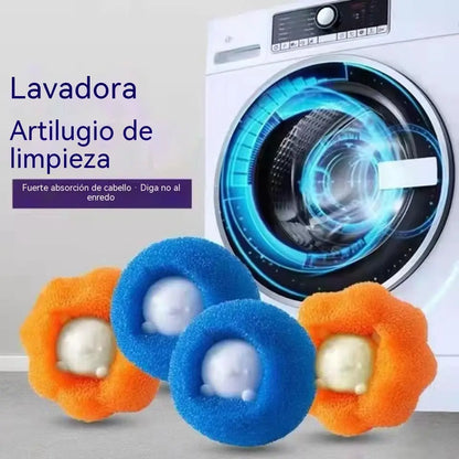 💖【100 unidades】por solo 25 euros🧼✨Bola limpiadora anti-enredos y quitapelusas para lavadora