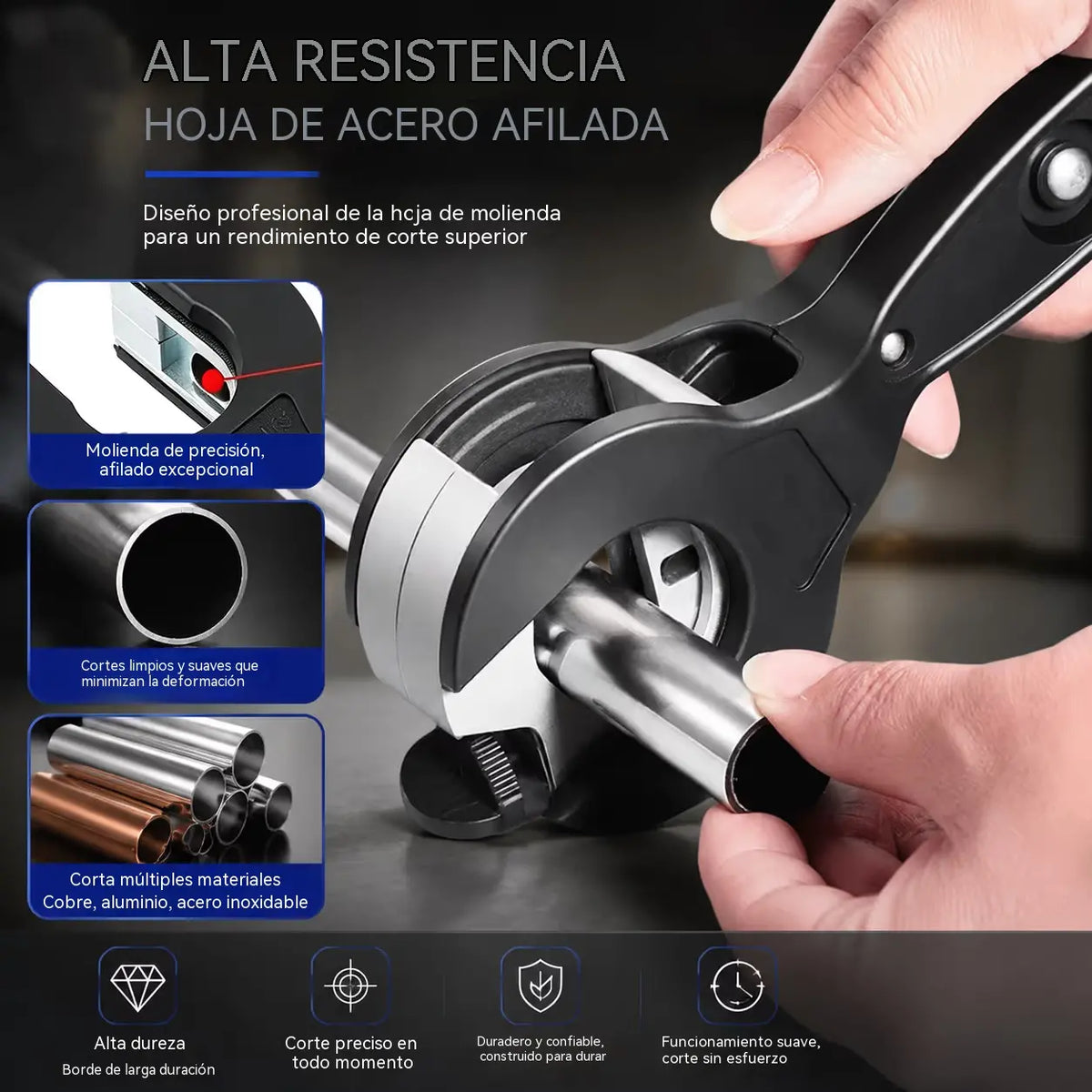 🔧 Cortatubos | Herramienta de corte de precisión para espacios reducidos