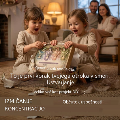 🌸50 % popusta - Serija šivanja pravljic - Komplet za vilenjaško lutko iz patchworka✨👼