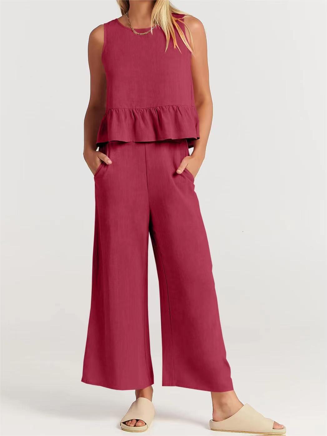 50%OFF🎀Conjunto informal de verano de 2 piezas para mujer
