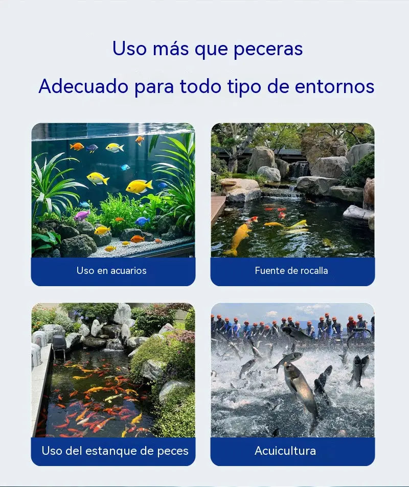 💡🐠Lámpara UV para acuarios, para la eliminación de algas y esterilización, para una desinfección regular.