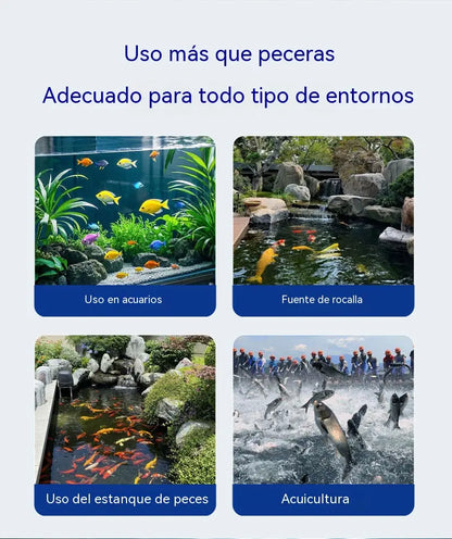 💡🐠Lámpara UV para acuarios, para la eliminación de algas y esterilización, para una desinfección regular.