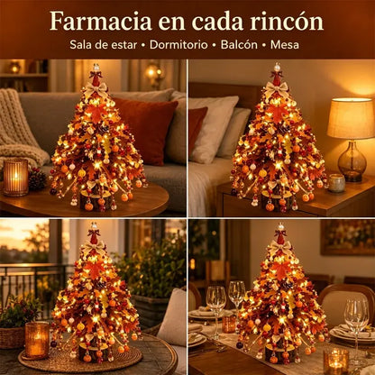 🎄✨ Kit DIY Árbol de Navidad Luminoso con Cuentas | Crea tu Propia Decoración Navideña
