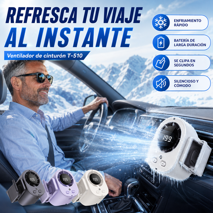 🌀❄Nuevo ventilador USB de gran capacidad con pantalla digital LED para montaje en coche y exteriores