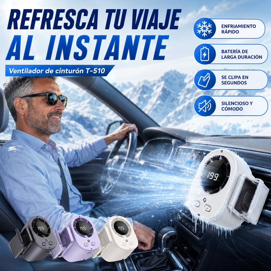 🌀❄Nuevo ventilador USB de gran capacidad con pantalla digital LED para montaje en coche y exteriores