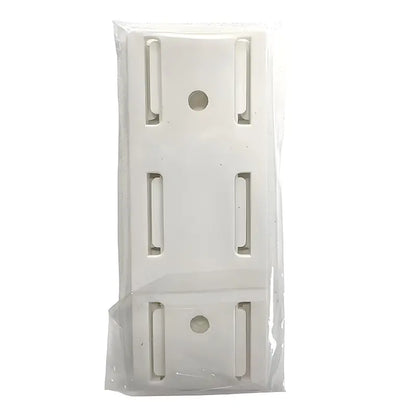 【1 juego de 4 piezas】Soporte de pared multifuncional sin necesidad de taladrar para regletas de enchufes.