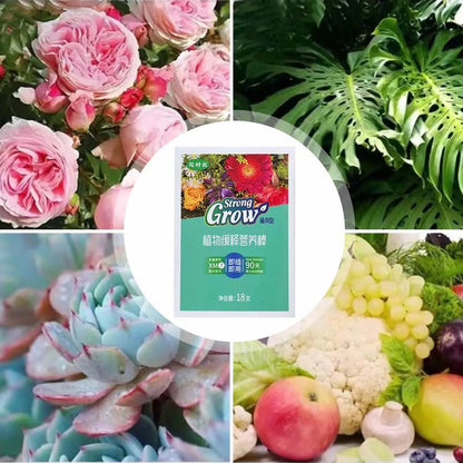 🌱🌱🔥【Compra 100 y llévate 100 gratis】【2 cajas/200 tubos】Abono sólido en barra para flores y plantas, que libera nutrientes lentamente después de ser insertado en el suelo