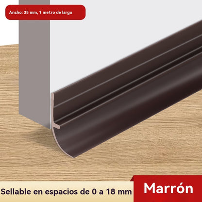 🚪2 piezas🔥 Burlete inferior de PVC para puertas – ✅Antipolvo y antiviento ✅Repelente de insectos y roedores