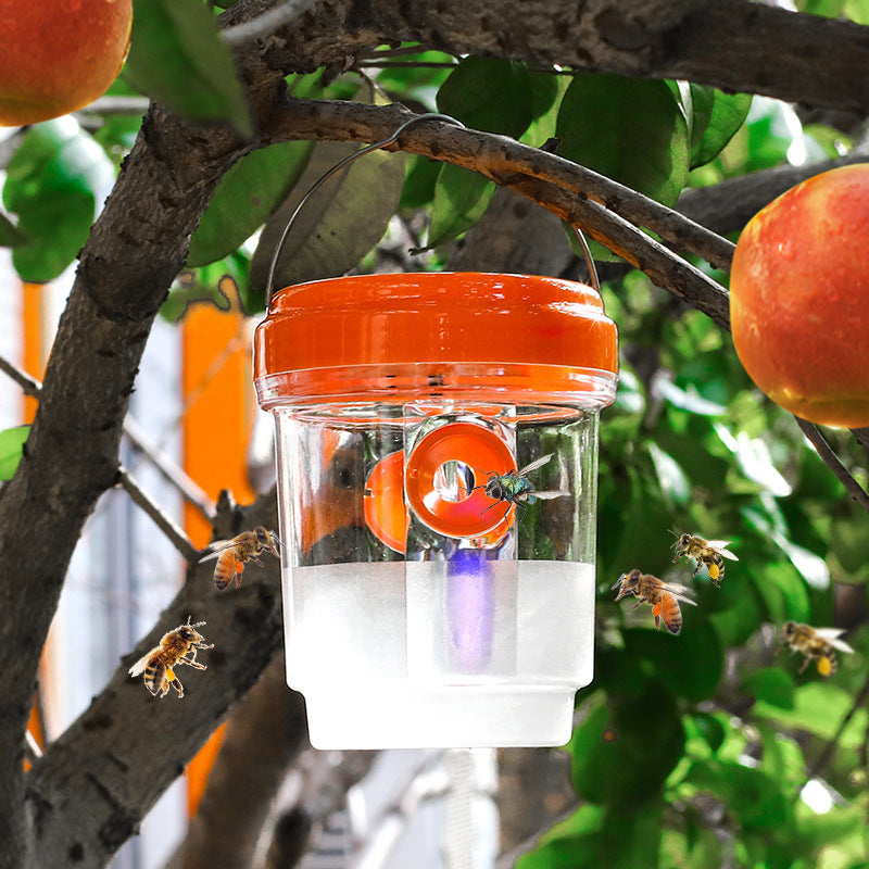 【2 piezas 25 €】🐝☀️ Trampa solar para avispas para patios y jardines 🔋🌿 – Altamente eficiente, recargable, resistente a la intemperie, cubre hasta 500 metros cuadrados.